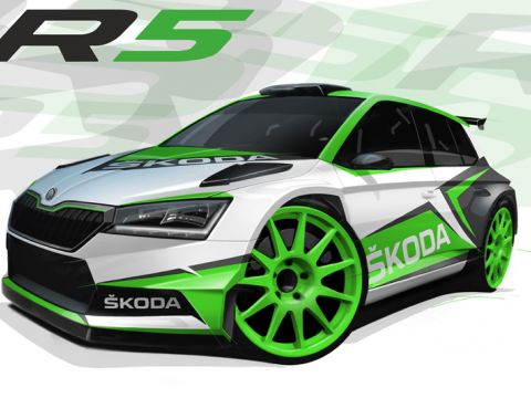 Наклейка skoda motorsport