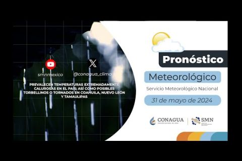 Embedded thumbnail for Pronóstico del Tiempo 31 de Mayo de 2024