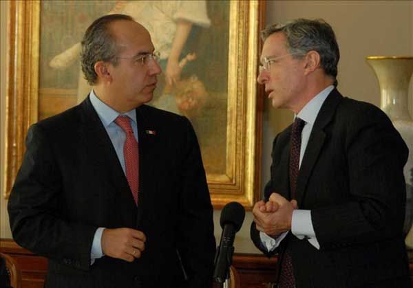 Reunión entre Uribe y Calderón en 2006 gestó estrategia antinarco en México  | PortalPolitico.tv