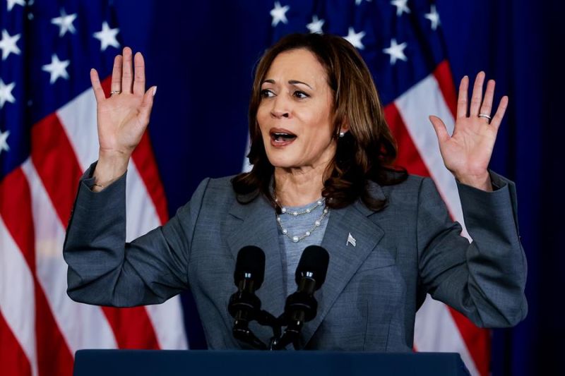 Fotografía de archivo de la vicepresidenta de EE.UU., Kamala Harris. EFE/EPA/ERIK S. LESSER 01 220724