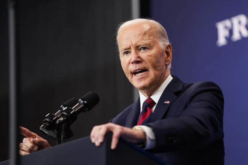 El presidente de Estados Unidos, Joe Biden, pronuncia un discurso en la Brookings Institution en Washington, D.C., EE.UU., el 10 de diciembre de 2024. EFE/EPA/Samuel Corum