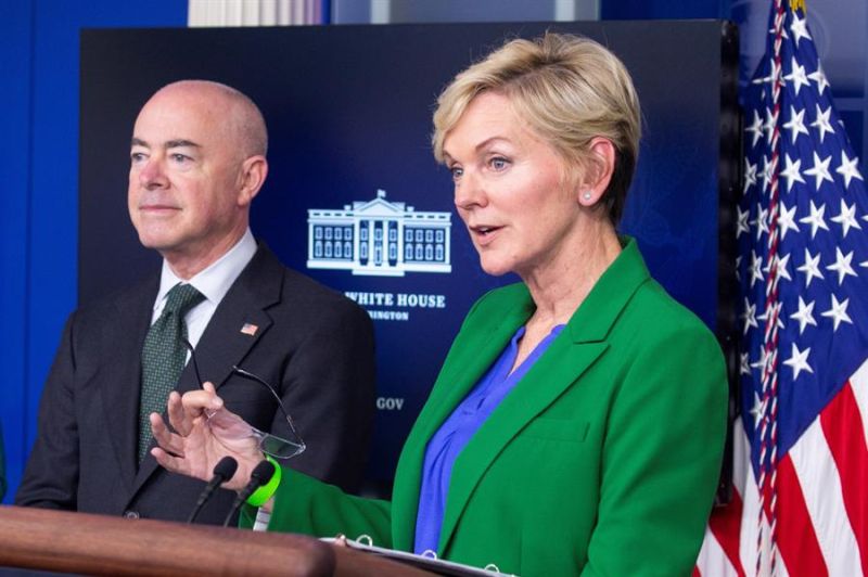 En la imagen la secretaria de Energía de Estados Unidos, Jennifer Granholm.