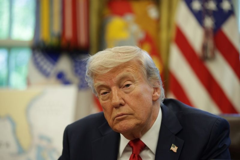 Foto de archivo del presidente de EE.UU. Donald Trump. EFESAMUEL CORUM / POOL 01240425