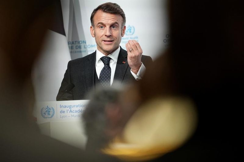 El presidente francés, Emmanuel Macron. EFE/EPA/LAURENT CIPRIANI / POOL MAXPPP