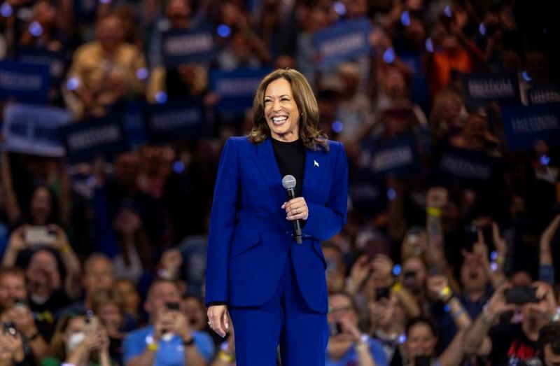 La vicepresidenta de Estados Unidos, Kamala Harris. EFE/EPA/JUSTIN LANE 01 220824