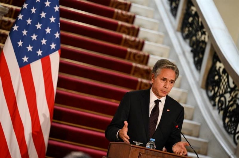 Fotografía del secretario de Estado de Estados Unidos, Antony Blinken. EFE/Mohamen Hossam 01091024