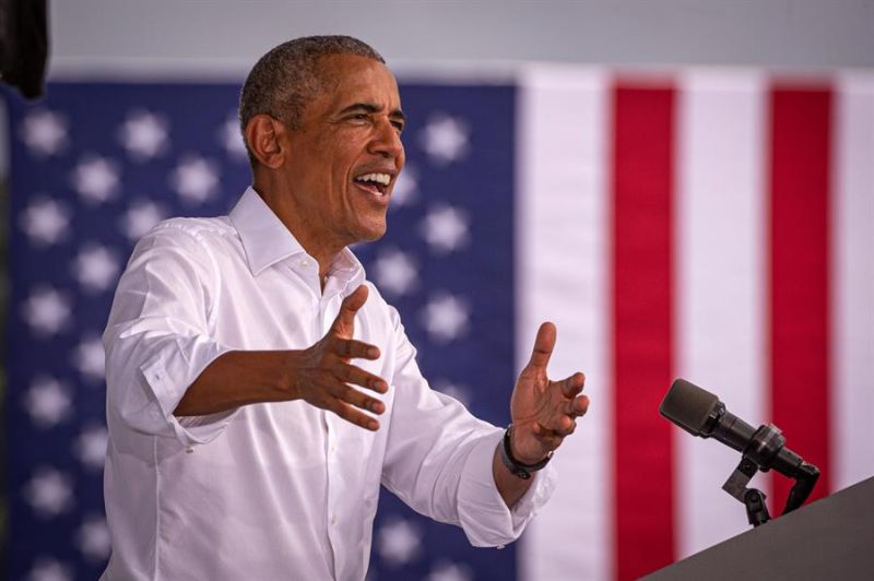 En la imagen, el expresidente de Estados Unidos, Barack Obama.