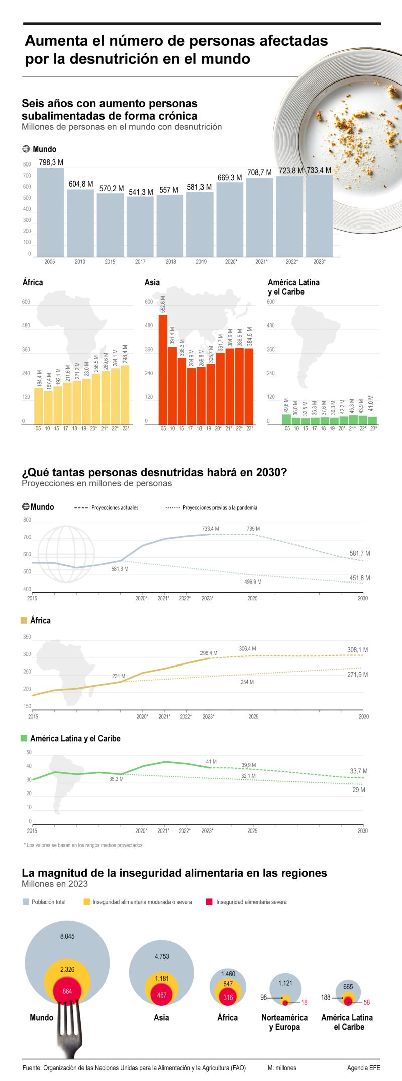 Aumenta el número de personas afectadas por la desnutrición en el mundo 01 290724