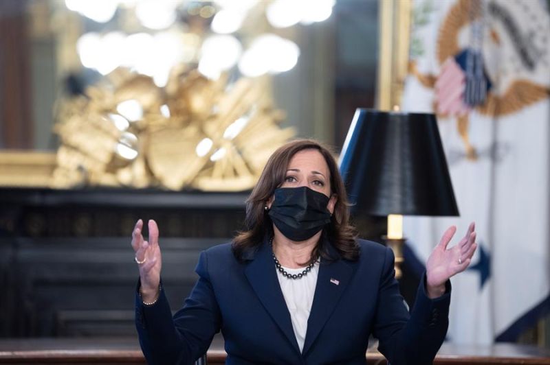 La vicepresidenta de EE.UU., Kamala Harris. 