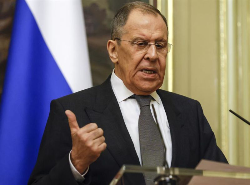 El ministro de Exteriores de Rusia, Serguéi Lavrov, el pasado 30 de enero de 2023. 01 020223