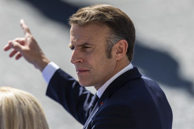 El presidente francés Emmanuel Macron. EFE/EPA/ANDRÉ DOLOR 01 160724