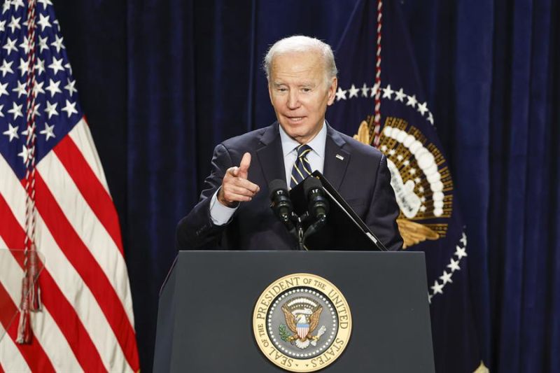 Joe Biden, presidente de Estados Unidos, en una fotografía de archivo. EFE/EPA/KAMIL KRZACZINSKI 01 190723