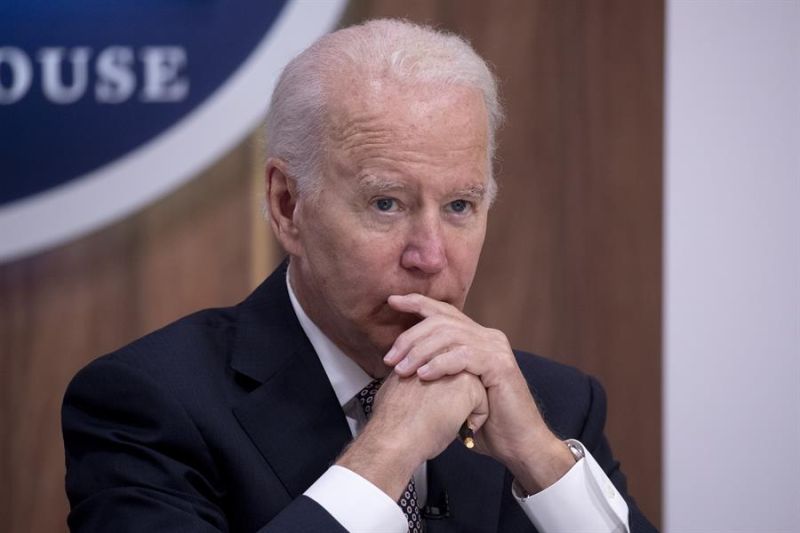 El presidente de EE.UU., Joe Biden, durante una reunión del Foro de las Principales Economías sobre Energía y Clima, este 17 de junio de 2022, en Washington. 