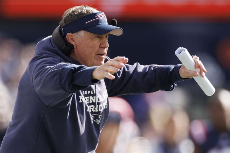 Bill Belichick, será el entrenador en jefe de los North Carolina Tar Heels (UNC) del fútbol americano universitario de EE.UU. EFE/EPA/CJ GUNTHER