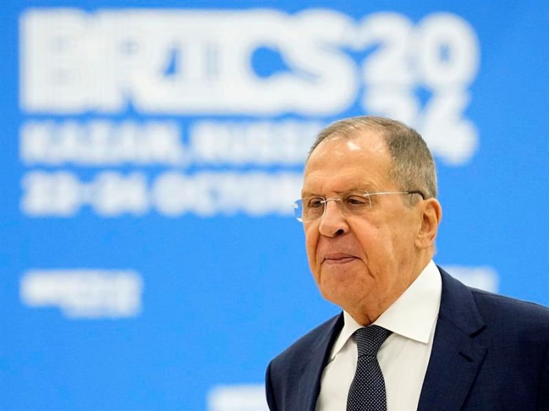 Imagen de Archivo del ministro de Exteriores de Rusia, Serguéi Lavrov.  EFE/EPA/ALEXANDER ZEMLIANICHENKO / POOL 01271124