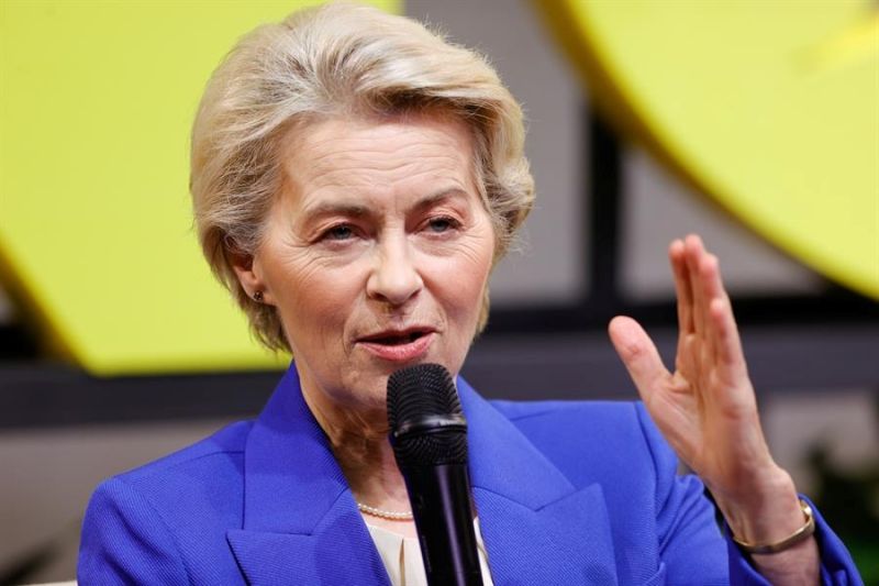 Foto archivo. La presidenta de la Comisión Europea, Úrsual von der Leyen. EFE/ André Coelho 01260225