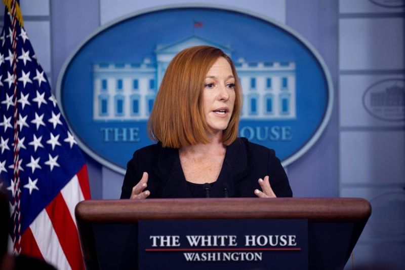 La portavoz de la Casa Blanca, Jen Psaki, en una fotografía de archivo.