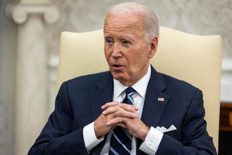 El presidente de EE.UU., Joe Biden. EFE/EPA/SAMUEL CORUM / POOL 01240924