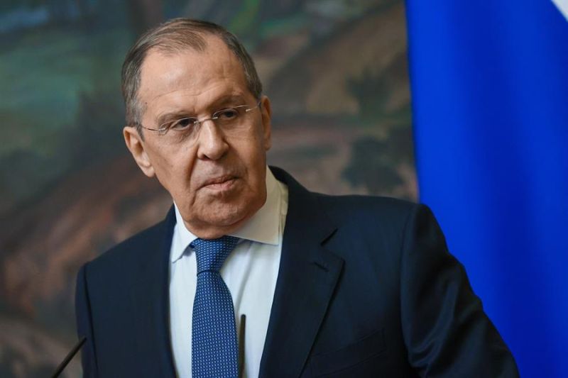 El ministro de Exteriores ruso, Serguéi Lavrov, en una comparecencia en Moscú la semana pasada. 