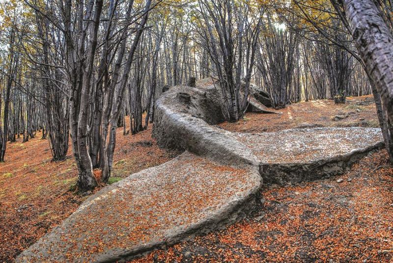 Fotografía cedida por Adrián Villar Rojas de la instalación 'Mi Familia Muerta' (2009) del escultor argentino Adrián Villar Rojas. EFE/ Carla Barbero / Álbum Adrián Villar Rojas