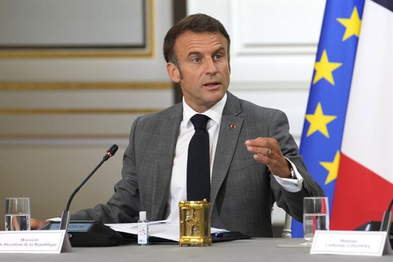 El presidente francés, Emmanuel Macron. EFE/EPA/Christophe Ena/POOL 01 210723