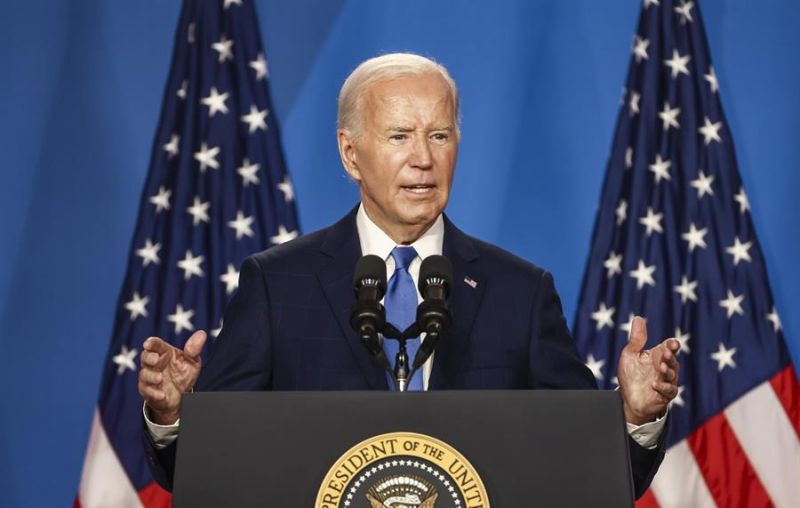 Fotografía de archivo del presidente de Estados Unidos, Joe Biden. EFE/ Jim Lo Scalzo 01 230724