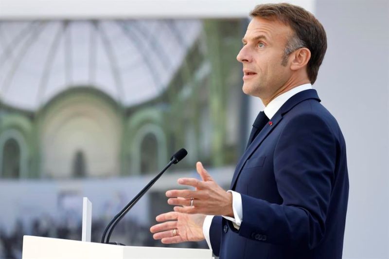 El presidente francés, Emmanuel Macron.  EFE/EPA/LUDOVIC MARIN / POOL MAXPPP OUT 01071024