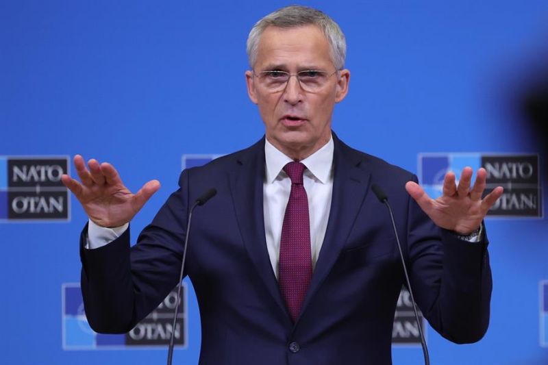 Foto de archivo del secretario general de la Alianza Atlántica, Jens Stoltenberg. EFE/EPA/OLIVIER MATTHYS 01 230124