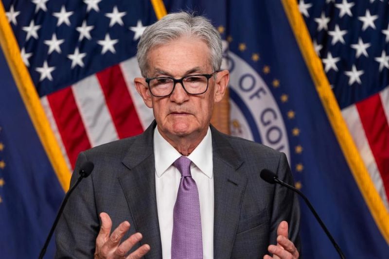 Foto de archivo del presidente de la Fed, Jerome Powell. EFE/JIM LO SCALZO 01 210824