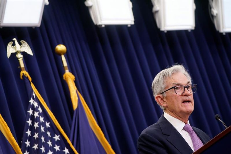 Fotografía de archivo del presidente de la Fed, Jerome Powell. EFE/EPA/WILL OLIVER