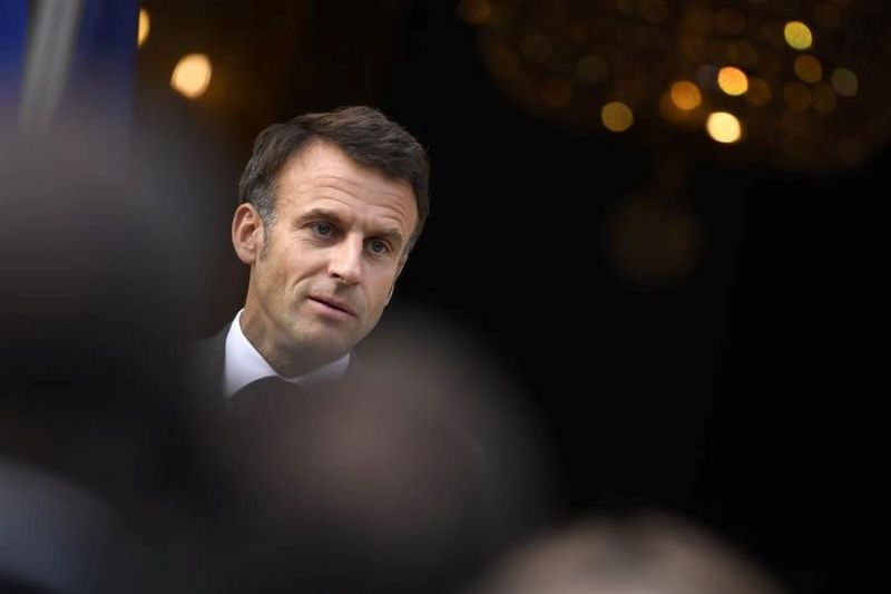 Imagen de Archivo del presidente francés, Emmanuel Macron.  EFE/EPA/JULIEN DE ROSA / POOL MAXPPP OUT 01 240823