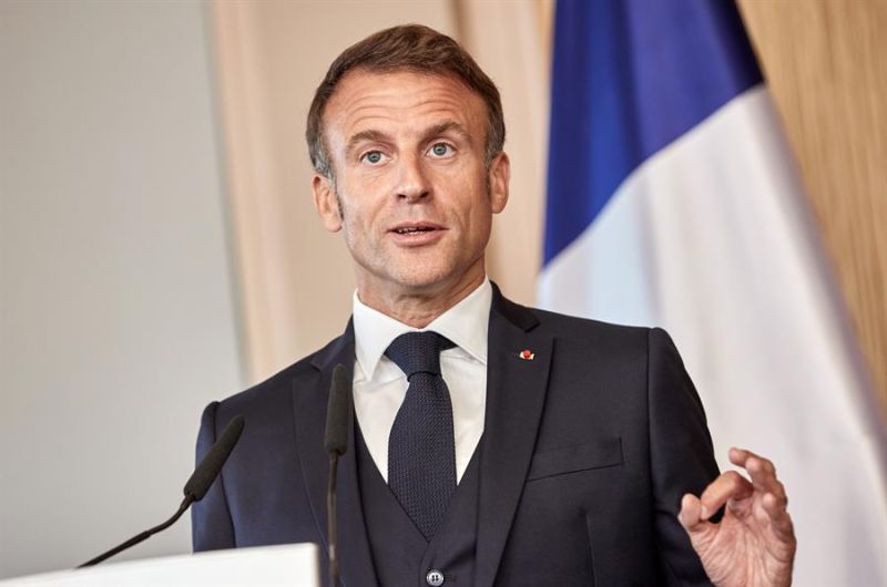 el presidente de Francia, Emmanuel Macron, en una fotografía de archivo. EFE/EPA/Georg Wendt 01 231023