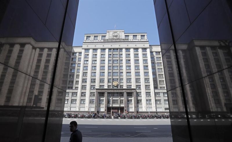 Imagen de archivo del edificio de la Duma del Estado Ruso en Moscú. EFE/EPA/MAXIM SHIPENKOV 01 171023